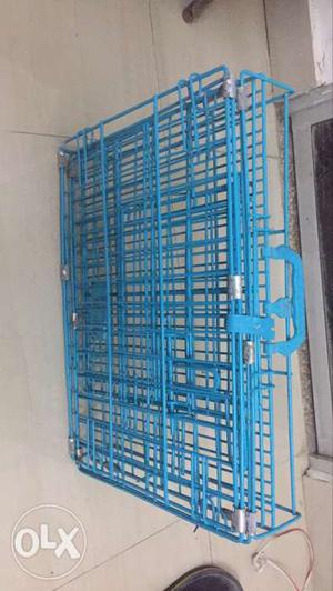 Blue Metal Wire cage