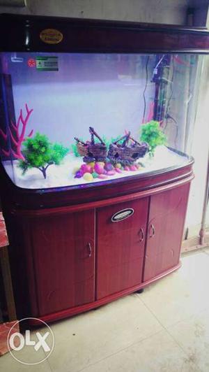 Clear39.inches mported Aquarium full set with Wooden