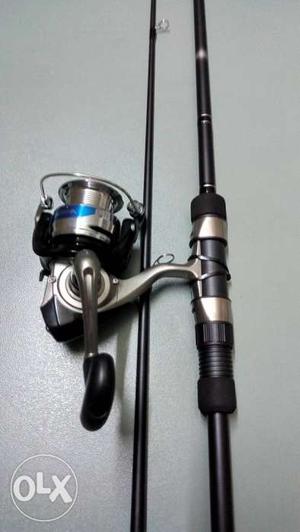 Fishing rod and reel,diawa campany, two pieces,7