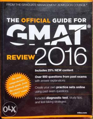 GMAT official guide from GMAC. Brought at . Fixed Price
