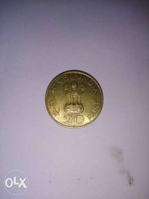 Gold coin 20paise