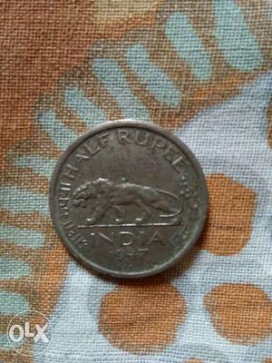 Half Rupee Coin
