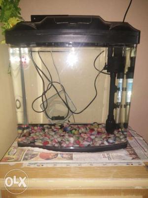 Imported aquarium with led lights and heater.