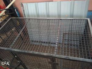 Iron cage for dogs or cats