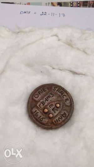 It's very old antiqe coin East India company 