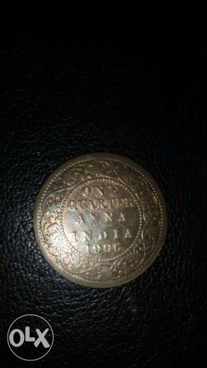 More then 100 years old copper coin for sale