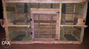 Pegion wooden cage 20 rack Mob  double four