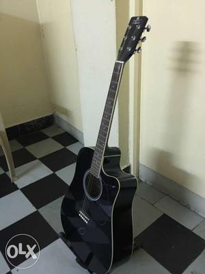 Pluto Acoustic guitar Jumbo Size with stand and