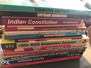Selling 15 books that was used for BCA