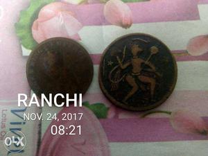 Two Round Ranchi Coins