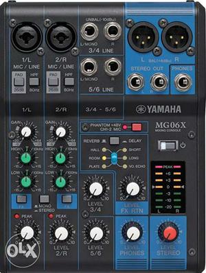 Yamaha Sound Mixer.. Yamaha MG06X 6-Input Compact Stereo...