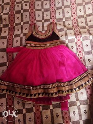 1-2 yrs old partywear dress with inner