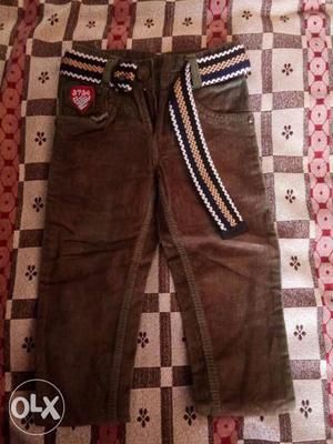 3-4 yrs new cottraise pant for boy. and warmer b jeans for