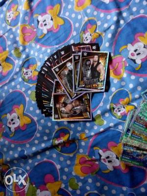 40 ordinary slam attax with 5 special silver foil