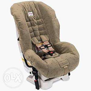 Baby's Brown And Gray Car Seat