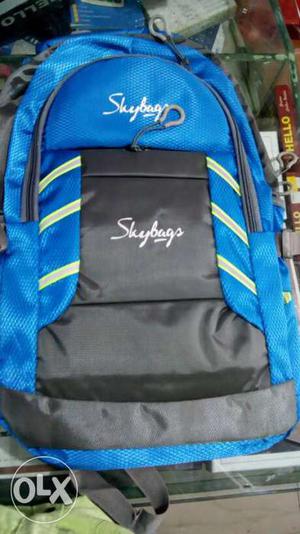 Black And Blue Skybags Backpack