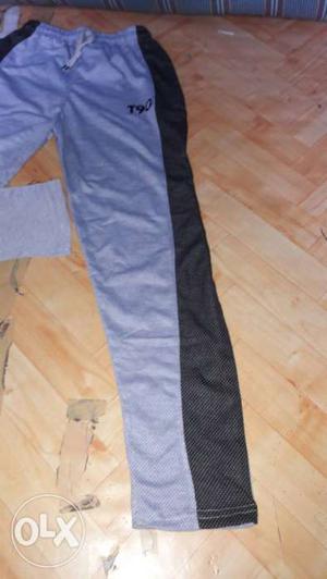 Black And Gray T90 Pants
