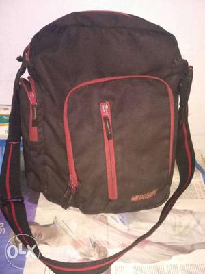 Black And Red Backpack