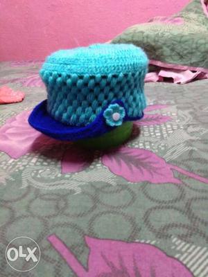 Blue Knit Cap