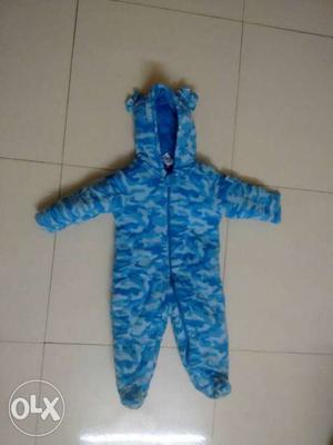 Blue Pram Suit for age 1 to 2 years