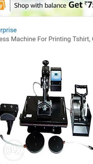 Cup printing machine at cheap rate hardly 2 month
