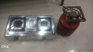Inalsa Lpg gas stove with 5kg cylinder free offer
