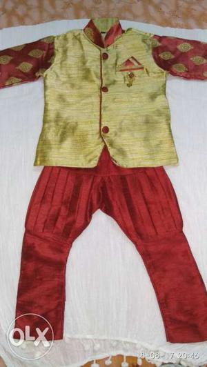 Kids ethnic wear can be used for 2-3 boy baby