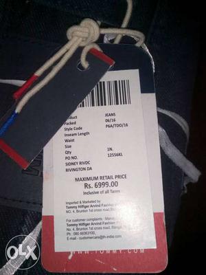 Original Tommy Hilfiger Jeans MRP  Sale price