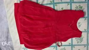 Red party dress for girls of 3-4 yrs old with