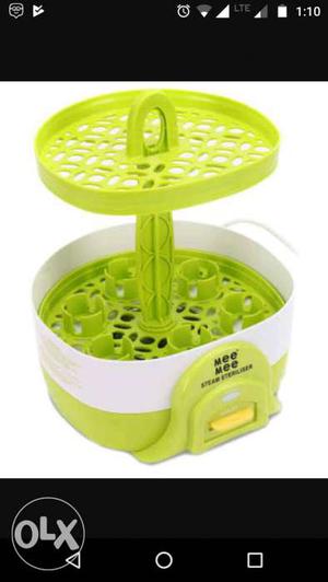 White And Green Mee Mee Electronic Appliance