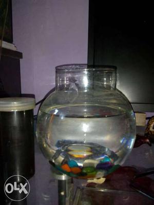 6 inches fishbowl for rs 200 no fish negotiable!!