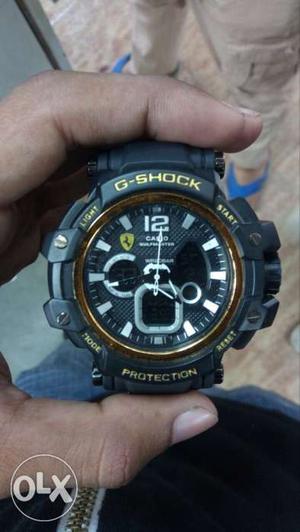 Black And Gold Casio G-Shock Sports Watch