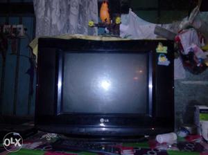Black CRT colour tv