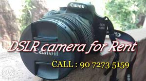 Black Canon DSLR Camera for low rent Canon EOS