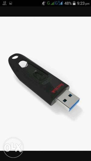 Black SanDisk Flash Drive 16 GB 3.0