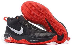 Black-and-red Nike Zoom