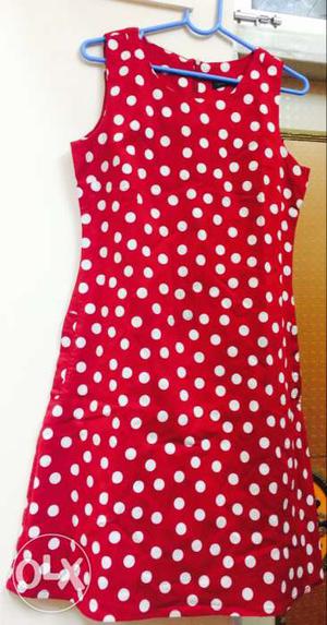 Good quality rich and unique polka dots one piece