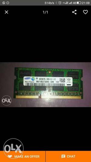 New original samsung 4gb RamDDR3L for laptop