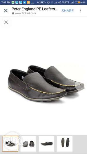 Pair Of Black Peter England PE Loafers
