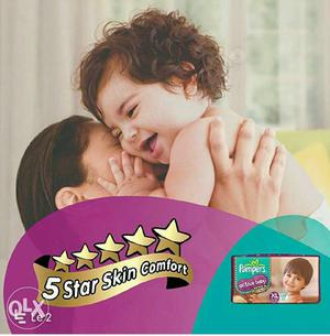 Pamper diapers 56 size XL MRP New and Packed