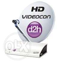 Videocon d2h chatri+ box+remote
