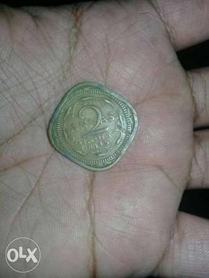 2 Annas coin india 
