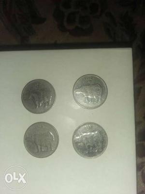 25 paisa India rupees original coins