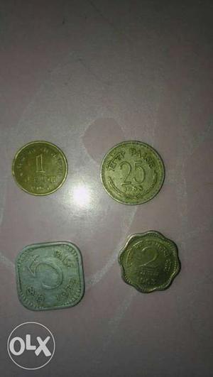 4 coins and 1coins price 100