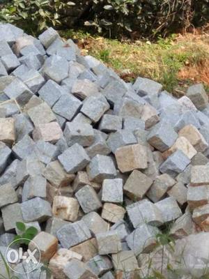 4inch by 4 cube stones for sale. sadarahalli and