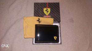 Black Ferrari Wallet In Box