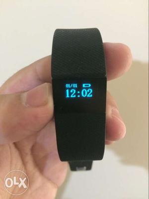 Black tracker health Wristband