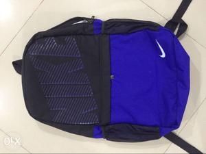 Blue And Black Nike Backpack