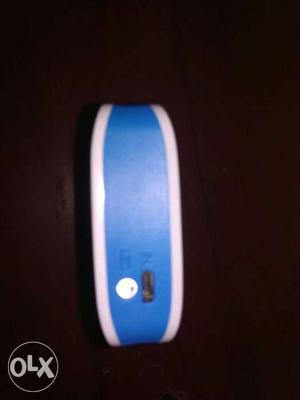 Blue And White Fitness Band