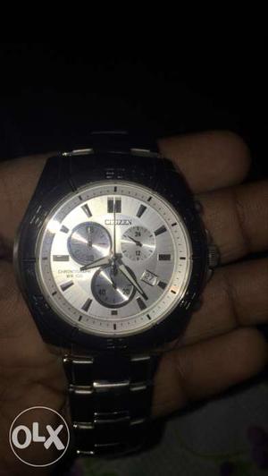 Citizen Chronograph Watch With stainless steel Bracelet with